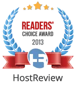 Top 10 Readers' Choice award badge, 2013